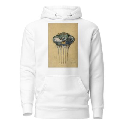 Dessin préparatoire pour un peigne orné de cygnes et de nénuphars by Georges Callot Hoodie