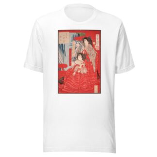 Cascading Water by Tsukioka Yoshitoshi T-Shirt