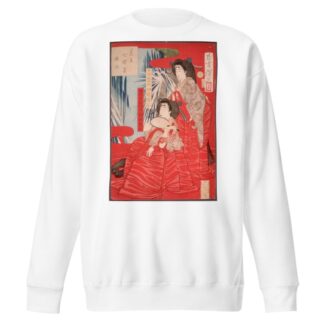 Cascading Water by Tsukioka Yoshitoshi Sweatshirt