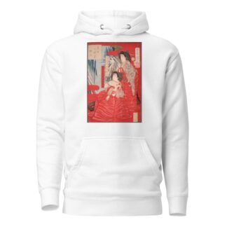 Cascading Water by Tsukioka Yoshitoshi Hoodie