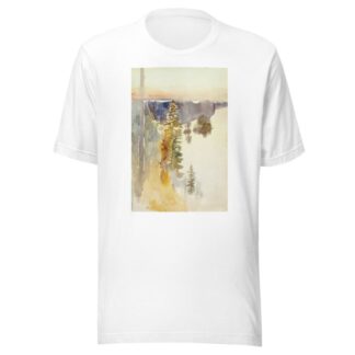 View from Kaukola Ridge by Albert Edelfelt T-Shirt