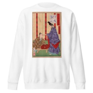 Taira no Shigemori Sending Gold to China by Tsukioka Yoshitoshi Sweatshirt