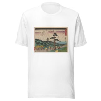 Tokaido gojusantsugi, Pl.34 by Andō Hiroshige T-Shirt
