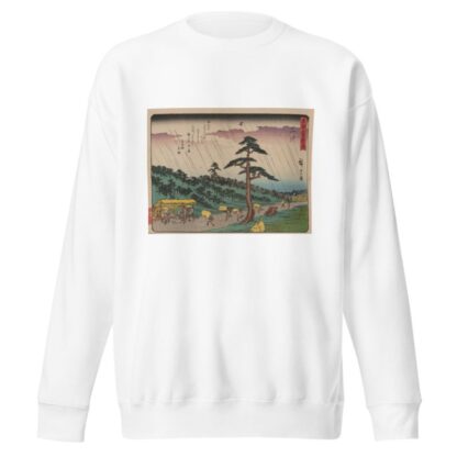 Tokaido gojusantsugi, Pl.34 by Andō Hiroshige Sweatshirt
