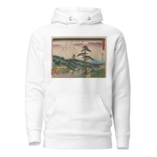 Tokaido gojusantsugi, Pl.34 by Andō Hiroshige Hoodie