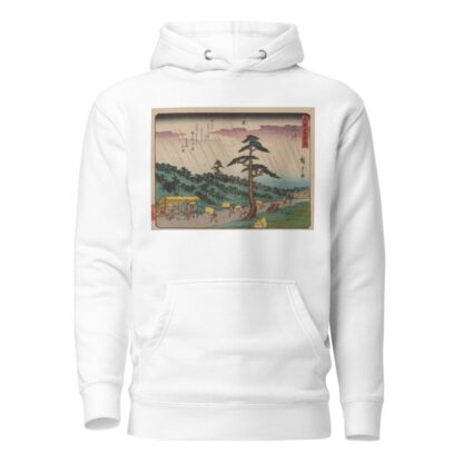 Tokaido gojusantsugi, Pl.34 by Andō Hiroshige Hoodie