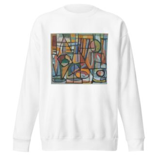 Kompozycja abstrakcyjna II – geometryczna by Sasza Blonder Sweatshirt