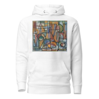 Kompozycja abstrakcyjna II – geometryczna by Sasza Blonder Hoodie