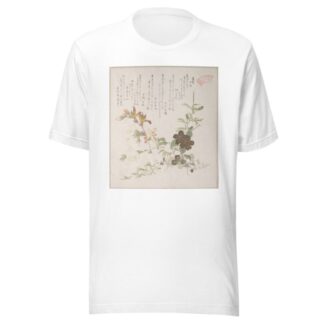 Cherry Blossoms and Yamabuki Flowers by Kubo Shunman T-Shirt