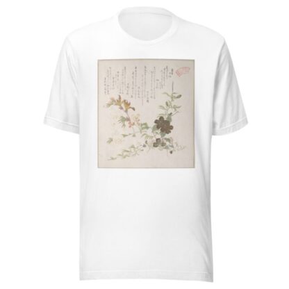 Cherry Blossoms and Yamabuki Flowers by Kubo Shunman T-Shirt