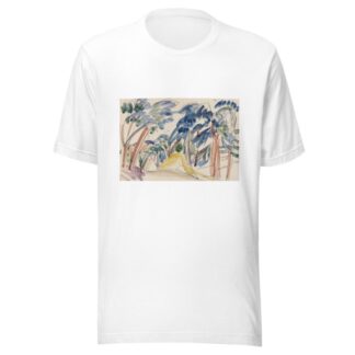 Sanddünen unter Bäumen by Ernst Ludwig Kirchner T-Shirt