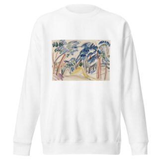 Sanddünen unter Bäumen by Ernst Ludwig Kirchner Sweatshirt
