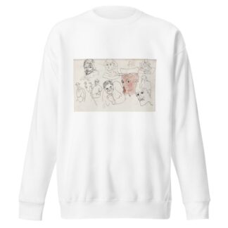 Karikaturale koppen by Carel Adolph Lion Cachet Sweatshirt