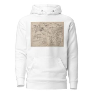 Album of Sketches by Katsushika Hokusai and His Disciples Pl.59 by Katsushika Hokusai Hoodie