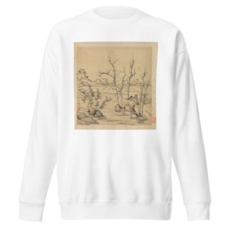 Landscape in the Style of Ni Zan by Chen Hongshou Sweatshirt