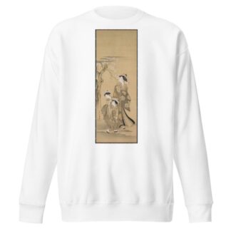 Woman and Two Children by Kubo Shunman Sweatshirt