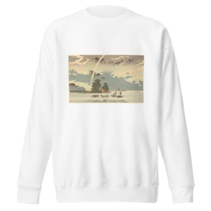 View at dusk, Hashiba, Tokyo by Kobayashi Kiyochika Sweatshirt