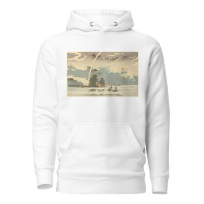 View at dusk, Hashiba, Tokyo by Kobayashi Kiyochika Hoodie