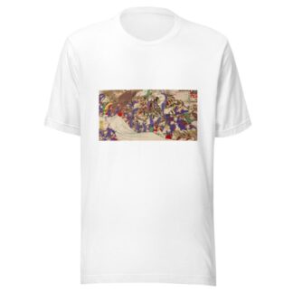 Tigers Attacking Chinese Soldiers during the Battle of Pyeongyang by Watanabe Nobukazu T-Shirt