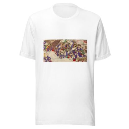 Tigers Attacking Chinese Soldiers during the Battle of Pyeongyang by Watanabe Nobukazu T-Shirt