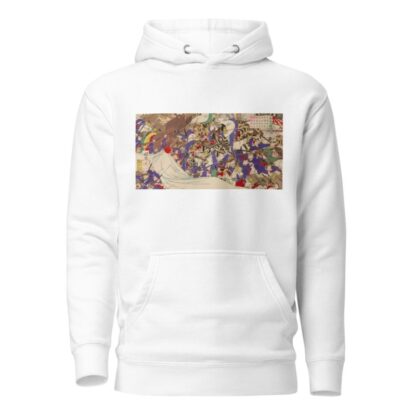Tigers Attacking Chinese Soldiers during the Battle of Pyeongyang by Watanabe Nobukazu Hoodie