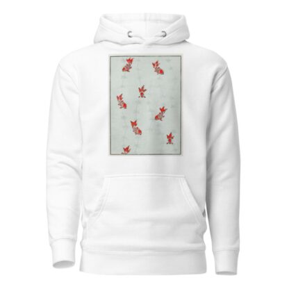 Seamless gold fish illustration by Watanabe Seitei Hoodie