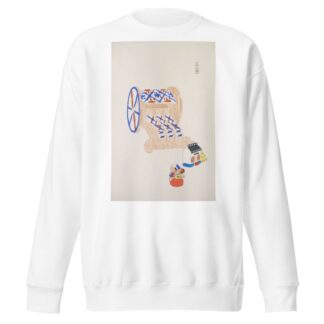 Kyosen’s Collected Illustrations of Japanese Toys Pl.023 by Kawasaki Kyosen Sweatshirt