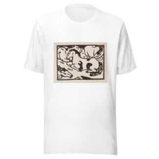 Ruhende Pferde by Franz Marc T-Shirt