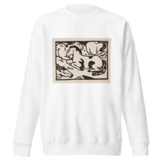 Ruhende Pferde by Franz Marc Sweatshirt
