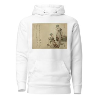 Yoshiwara suzume by Katsushika Hokusai Hoodie