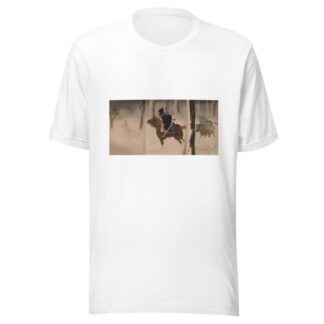 Scouts near Nuizhuang on a Snowy Night by Kobayashi Kiyochika T-Shirt