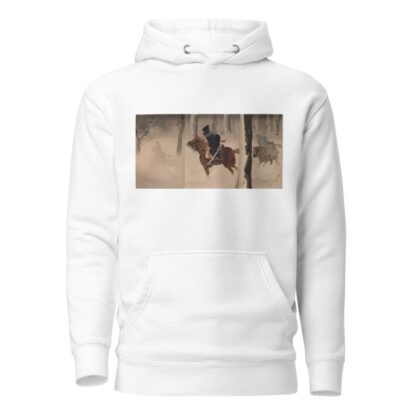 Scouts near Nuizhuang on a Snowy Night by Kobayashi Kiyochika Hoodie