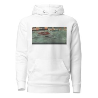 Our Torpedo Hitting a Russian Warship at the Great Naval Battle of Port Arthur by Kobayashi Kiyochika Hoodie