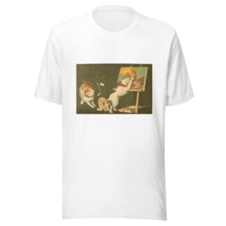 Cats and Canvas by Kobayashi Kiyochika T-Shirt