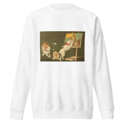 Cats and Canvas by Kobayashi Kiyochika Sweatshirt
