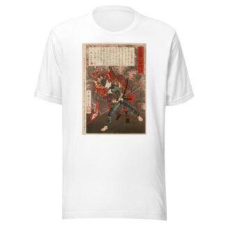 Ōkubo Hikozaemon Tadanori Rescuing Tokugawa Ieyasu by Tsukioka Yoshitoshi T-Shirt