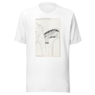 Man in profiel naar rechts met de linkerhand opgeheven by Samuel Jessurun de Mesquita T-Shirt