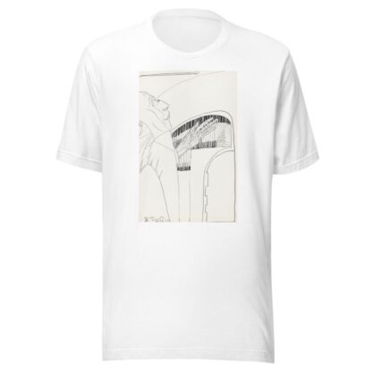 Man in profiel naar rechts met de linkerhand opgeheven by Samuel Jessurun de Mesquita T-Shirt