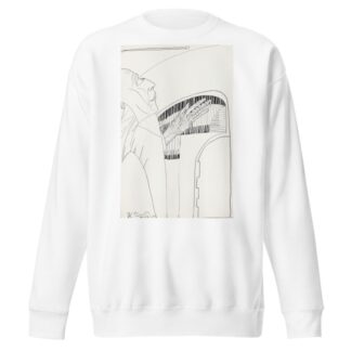 Man in profiel naar rechts met de linkerhand opgeheven by Samuel Jessurun de Mesquita Sweatshirt