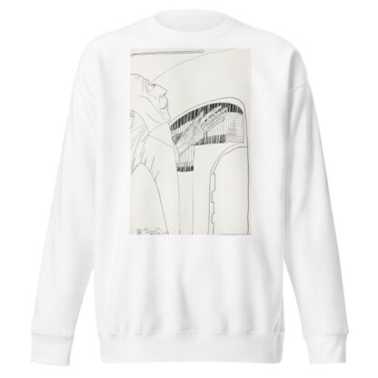 Man in profiel naar rechts met de linkerhand opgeheven by Samuel Jessurun de Mesquita Sweatshirt