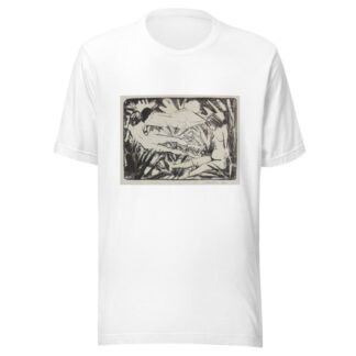 Sitzendes und zwei liegende Mädchen im Gras by Otto Mueller T-Shirt