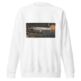 The Use of Electricity during the Attack on Pyeongyang by Kobayashi Kiyochika Sweatshirt