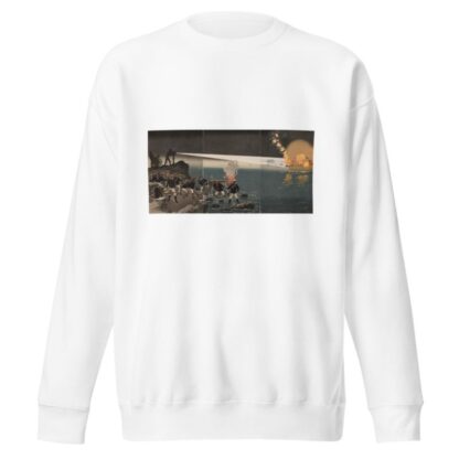 The Use of Electricity during the Attack on Pyeongyang by Kobayashi Kiyochika Sweatshirt