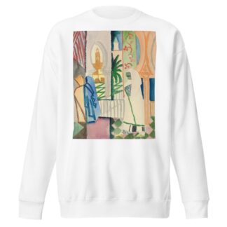 In der Tempelhalle by August Macke Sweatshirt