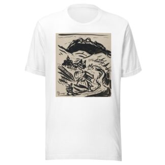 Landscape with two figures by Arnold Peter Weisz-Kubínčan T-Shirt
