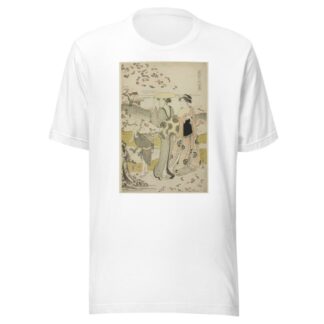 Ono no Komachi Visiting Kiyomizu Temple, from the series The Fashionable Seven Komachi by Chōbunsai Eishi T-Shirt