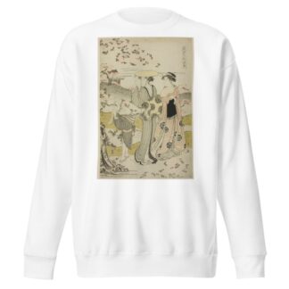 Ono no Komachi Visiting Kiyomizu Temple, from the series The Fashionable Seven Komachi by Chōbunsai Eishi Sweatshirt