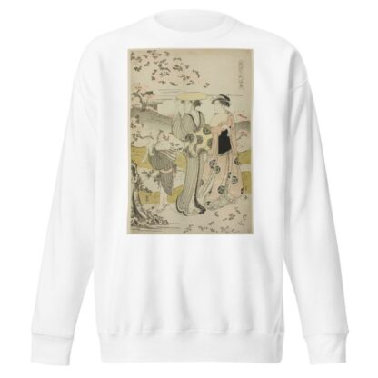 Ono no Komachi Visiting Kiyomizu Temple, from the series The Fashionable Seven Komachi by Chōbunsai Eishi Sweatshirt