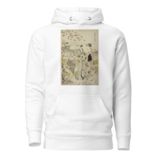Ono no Komachi Visiting Kiyomizu Temple, from the series The Fashionable Seven Komachi by Chōbunsai Eishi Hoodie