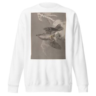 Hawk Holding a Small Bird by Okada Baison Sweatshirt